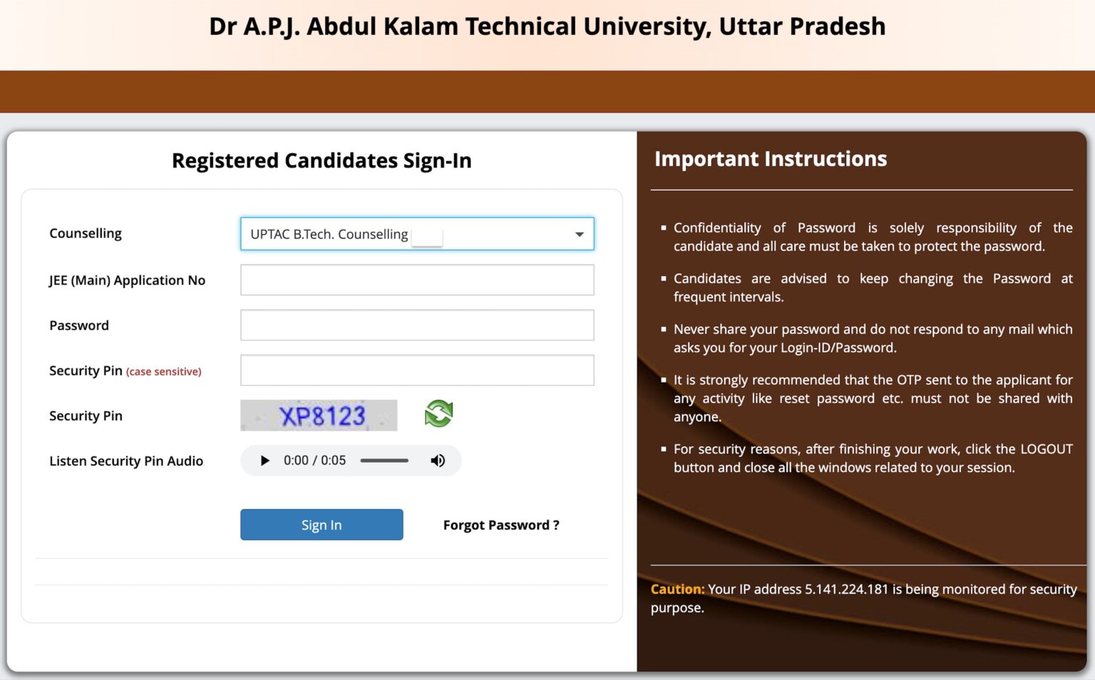 Uptac Counselling 2024 Registration Date, Choice Filling Link, List